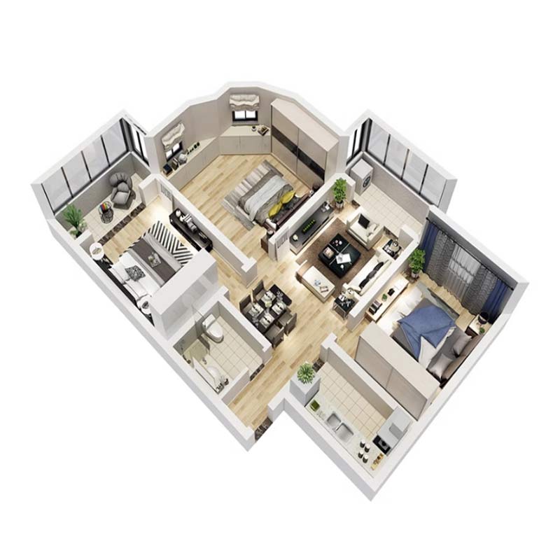 Shanghai old house renovation and transformation second-hand old house interior home all-inclusive construction team company rendering design