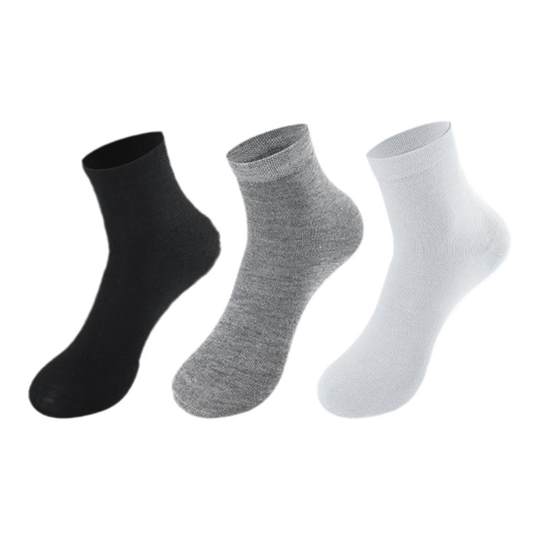 Men's socks for business antibacterial medium tube sweat-absorbing and odorproof