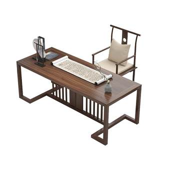 New chinese style old elm de-living room-made long desk