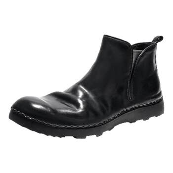 Junbo cordovan handmade non-slip mid-cut chelsea boots