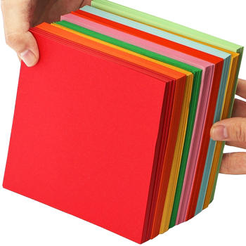 Colorful origami square 15cm children's handmade diy