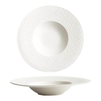 Straw hat plate ceramic japanese high-end tableware