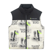 Maradin Childrens Clothing Childrens Down Jacket 24 Winter New Style Boys and Girls Digital Printing Contrast Color Cute Down Vest