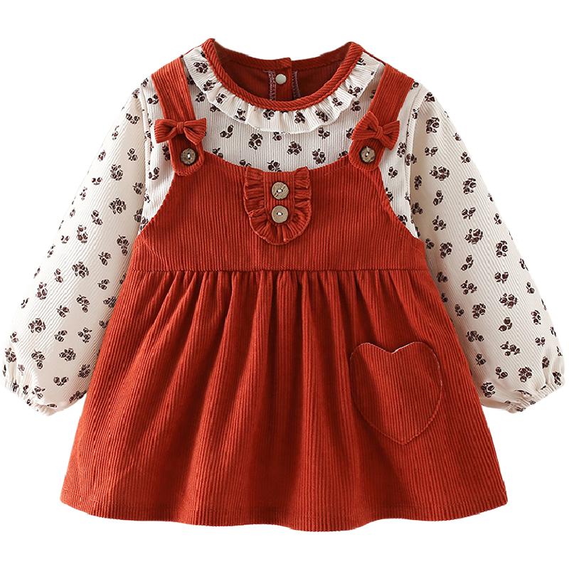 Baby girl's waterproof and dirt-proof princess dress