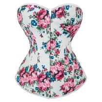European and American rose pattern tummy control and chest shaping clothing sexy palace corset waist and tummy control fashionable outer wear
