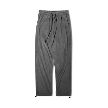 Madden workwear ອາເມລິກາ retro knitted ສີຂີ້ເຖົ່າຊ້ໍາ elastic waist sweatpants drawstring ກິລາຂາກວ້າງຂາຍາວສໍາລັບຜູ້ຊາຍພາກຮຽນ spring