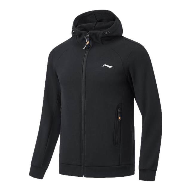 Li Ning men's winter fitness series plus velvet inner comfortable and warm casual sports sweatshirt AWDT793-B product