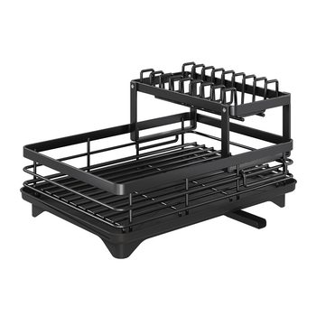 Thickened dishes storage rack countertop drain basket bowl rack bowl plate bowl plate chopsticks bowl plate plate kitchen storage rack tableware