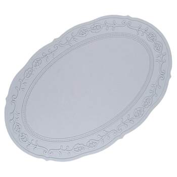 Lace oval silicone pad french vintage relief kitchen