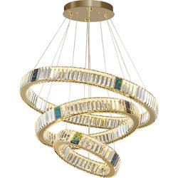 Living Room Crystal Chandelier, Italian Light Luxury Style, Grand Duplex Villa Main Light, Dining Room, Bedroom, Modern Minimalist Zhongshan Lighting Fixtures