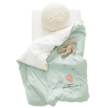 Class a childrens quilt cover baby single piece kindergarten baby pure cotton ab side 120x150cm small quilt cover pure cotton autumn and winter