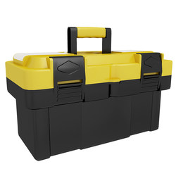 Hardware toolbox Furnishing Multifunctional large industrial -grade plastic storage box hand -mounted electrical maintenance car