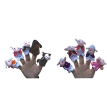 Jardin denfants de la maternelle à chaud Jardin du potager Early Teaching Aids Wolf and Seven Sheep Fingers Occasionnellement 50 Hand Puppet Occasionnellement Puzzle Toys