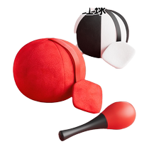 Baby toy chasing newborn baby early education 0 to 3 months baby vision red hearing training perception red ball