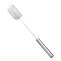 Slender straw brush pacifier brush sponge bottle brush baby baby cleaning brush with brush head cleaner cup brush