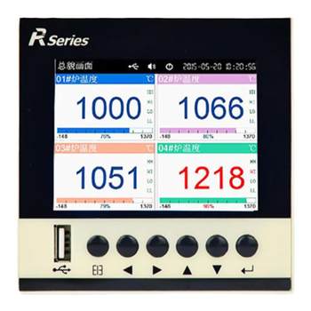 Multi-channel industrial-grade paperless temperature recorder inspection