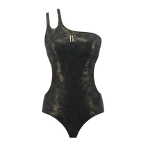 BE Fan Dean Fashion Series 2024 New One-piece Swimsuit Womens Sunscreen Quick-drying Anti-chlorine Technology Body Shaping and Slimming