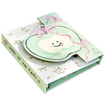 Alien apple classmate record! thickened & magnetic opening and closing