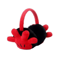 Winter childrens cartoon warm earmuffs for babies adjustable cold-proof ear warmers cute plush soft and thickened parent-child earmuffs