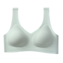Seamless underwear for women sports and beauty vest style 2024 new popular bra big breasts small breasts summer thin bra