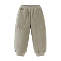 (Three-proof) Mini Balabala Boys and Girls Down Pants Baby Winter Outdoor Warm Childrens Casual Pants