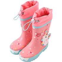 Lemon baby childrens rain boots for boys and girls non-slip water shoes cartoon rain boots for small and medium-sized children