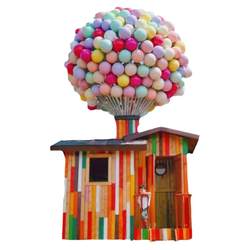 Scenic Area ໄມ້ Cabin Balloon Flying House Internet Celebrity Flying House Travel Notes Balloon House Sky Cabin Photo Check-in