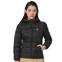 CAMEL Camel Outdoor Light Down Jacket Women Winter New Black White Duck Down Short Hooded Jacket Men