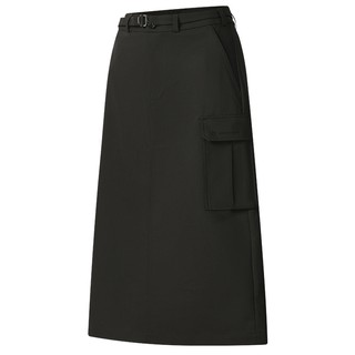 FILA 斐乐官方女士梭织裙2025冬季新款户外运动基础半身裙一步裙