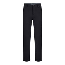 (Containing mulberry silk) Qi brand trousers mens formal wear 2024 autumn and winter thick anti-static knitted stretch straight trousers