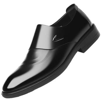 Mulinsen men's genuine leather british style business leather shoes for men