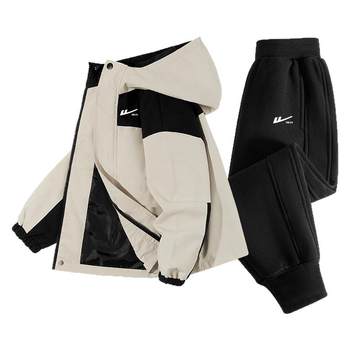 Children's suit spring and autumn style outdoor sports two-piece set