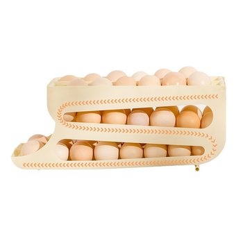 Rolling egg storage box kitchen double-layer oblique