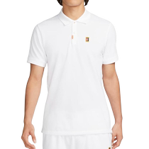 Nike mens top summer breathable quick-drying half-sleeved lapel short-sleeved white POLO shirt DA4380-101