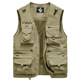 Jeep Vest Herren-Cargoweste mit mehreren Taschen