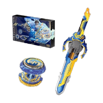 Audi Double Diamond Hurricane Fighting Spirit 6 Sword Spin Gyro Explosion Set Toy Sword Battle Boy Childrens Day Gift