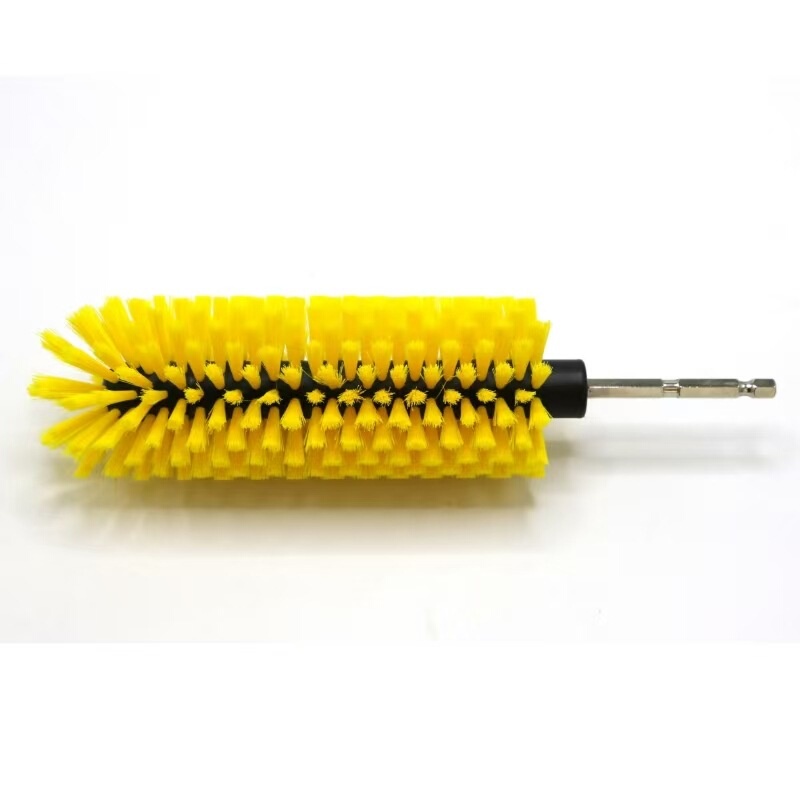 New Electric Drill Brush Cup Cleaning Brush Multifunctional Electric Car Tool Wheel Hub Brush Set with Straight Handle