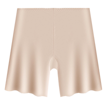 Safety pants anti-exposure womens summer thin 2024 new bottoming shorts ice silk seamless large size square corners without curling