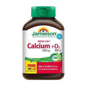 Calcium carbonate jamieson ສໍາລັບໄວກາງຄົນແລະຜູ້ສູງອາຍຸ
