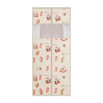 Winter cotton door curtain Warm Windproof thickened Home Air conditioning Wind Shield Partition Curtain Soundproof Anti-Chill Stiletto Self-Suction Curtain