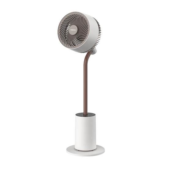 Daewoo electric fan light sound vertical home fan smart 2025 new floor-standing aura light air circulation fan