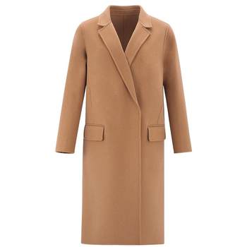 Mindbridge long double-sided woolen coat