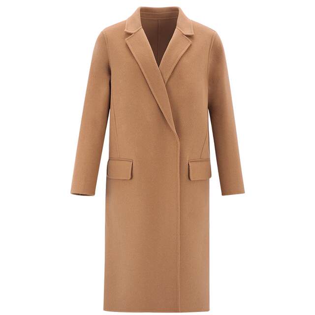 MindBridge long double-sided woolen coat