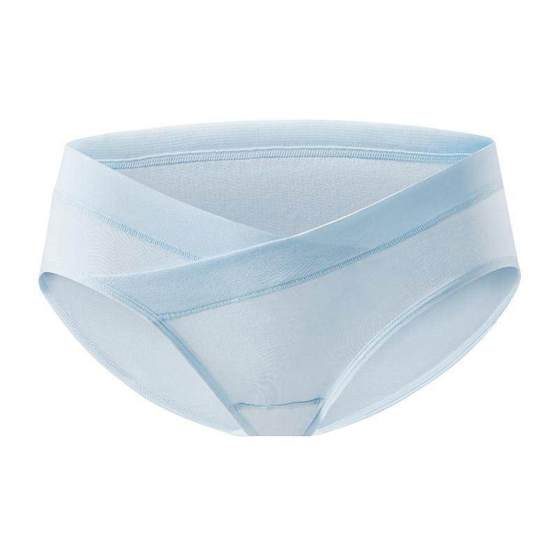 Manxi pure cotton maternity underwear low waist antibacterial