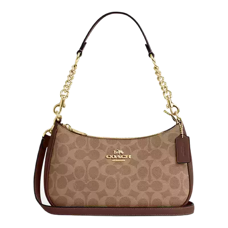 COACH Teri单肩月牙包蔻驰中号新月包七夕限定时尚百搭包-Taobao-Tmall