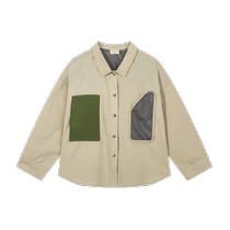 Chemise pour enfants maladian 24 printemps nouveau garçon porte en plein air manteau irrégulier chemise