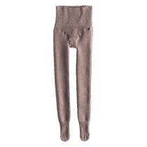 Catman Tall Leggings Womens High Waist Plus Velvet Thickened Autumn and Winter Pressure Slim Legs Not Falling Off Black Pantyhose