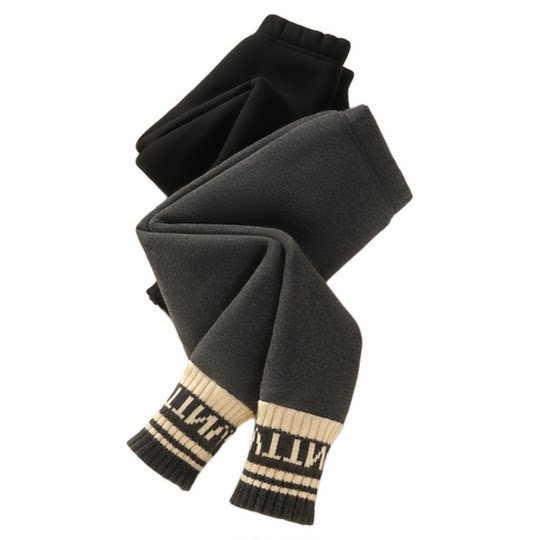 Флисовые леггинсы Baini Bear plus для девочек, универсальная верхняя одежда из флиса