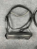 Imported English-style water-rein cowhide water-rein horse faucet equestrian supplies horse bitless canary harness 1101