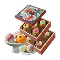 Royal Shang Food Bureau high-end pastry gift box engagement and fruit tea snacks as a souvenir gift for the elders mooncakes